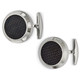 Stainless Steel Polished Cuff Links with Carbon Fiber product
