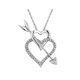 1/10 Carat (ctw I-J, I2-I3) Heart and Arrow Necklace product