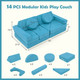 Kids' Modular Play Sectional Sofa (14 Pieces) product