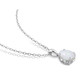 1.00 Carat (ctw) Opal Solitaire Oval Pendant Necklace product