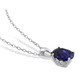 2.95 Carat (ctw) Lab-Created Blue Sapphire Solitaire Necklace product