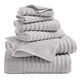 Ribbed Cotton Bath Towels (2, 4 or 6- Pack) product