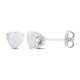 1.00 Carat (ctw) Opal Solitaire Stud Heart Earrings product