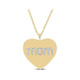 1/10 Carat (ctw) Diamond Heart "Mom" Pendant Necklace product