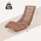 Outdoor Acacia Wood Rocking Chair with Slatted Seat product