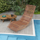 Outdoor Acacia Wood Rocking Chair with Slatted Seat product