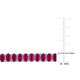 25 Carat (ctw) Lab-Created Ruby Bracelet in Sterling Silver (7") product