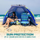Bliss Hammocks Pop-Up Beach Tent with Carrying Bag product