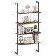 4-Tier Wall-Mounted Bookshelf product