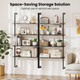 4-Tier Wall-Mounted Bookshelf product