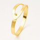 Gold-Plated Modern Wrap Bangle Bracelet product