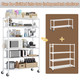 6-Tier Wire Shelving with Wheels product