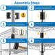 8-Tier Steel Wire Shelving product