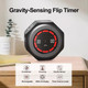 Visual Flip Timer Gravity Sensor Countdown Timer For Study Learning Kitchen Fitness Pomodoro Time Management Tool Color White product