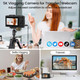 75MP Digital Camera 5K Video Vlogging YouTube Photography Flip Screen 18X Zoom Gift for Teens Color Black With Dual Batteries product