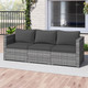 3-Piece Patio Sectional Sofa Set with Cushions product