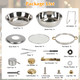 Chafing Dish Buffet Set (4-Pieces) product