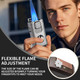 5-in-1 Windproof Metal Lighter with Cigar Cutter product