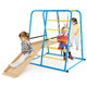 6-in-1 Indoor Jungle Gym with Climbing Rope Wall  product