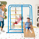6-in-1 Indoor Jungle Gym with Climbing Rope Wall  product