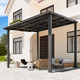 Outdoor Pergola Heavy-Duty Lean-to Metal Awning product