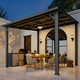Outdoor Pergola Heavy-Duty Lean-to Metal Awning product