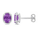 1.40 Carat (ctw) Amethyst Oval Stud Earrings  product