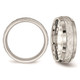 Men's Hammered Stainless Steel Wedding Band (7.5mm) product