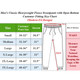 Men's Slim Fit Open Bottom Fleece Jogger Sweatpants (3-Pack) product