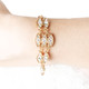 Burnished Gold Rhinestone Bling Bracelet product