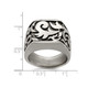 Men's Titanium Pattern Signet  Ring product