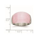 Stainless Steel Brushed Pink Cats Eye Ring product