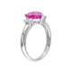 2.50 Carat (ctw) Lab-Created Pink and White Sapphire Heart Ring  product