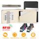 RFID Blocking Slim PU Leather Bifold Wallet with Money Clip product