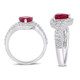 2.49 Carat (ctw) Lab-Created Ruby and White Sapphire Ring product