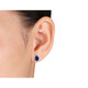 2.65 Carat (ctw) iLab-Created Blue and White Sapphire Earrings product