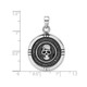 Sterling Silver Antiqued Skull Necklace with Chain product