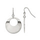 Stainless Steel Polished Circle Dangle Earrings product