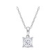 1.25 Carat (ctw) Lab-Created Moissanite Princess-Cut Solitaire Necklace product