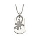 Stainless Steel Lizard Dogtag Necklace with Chain (24") product