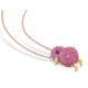 2.40 Carat (ctw) Lab-Created Blue and Pink Sapphire Bird Necklace product