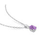 7/10 Carat (ctw) Amethyst Solitaire Oval Necklace product