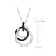 1/5 Carat (ctw) Black Diamond Circle Necklace product