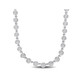 Sterling Silver 1/2 Carat (ctw) Diamond Tennis Necklace product