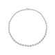 Sterling Silver 1/2 Carat (ctw) Diamond Tennis Necklace product