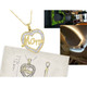 Accent Diamond MOM Heart Pendant Necklace product