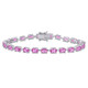 13.34 Carat (ctw) Lab-Created Pink Sapphire Bracelet product