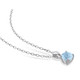 1.00 Carat (ctw) Blue Topaz Round Solitaire Necklace product