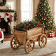 Rustic Wood Wagon Planter (1 or 2-Pack) product