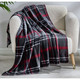 Plaid Printed Throw product